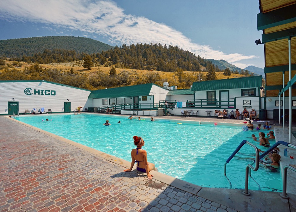 Chico Hot Spring in Paradise Valley, Montana 