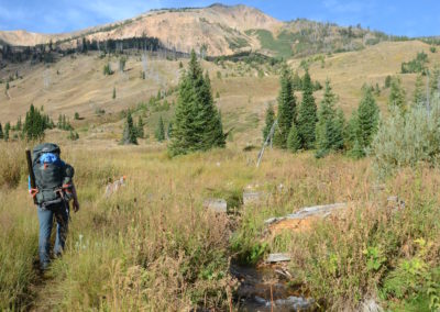 Backpacking in Yellowstone